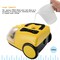 Yellow Steam Cleaner with 65oz Tank 1500W Adjustable Pressure 30min Use